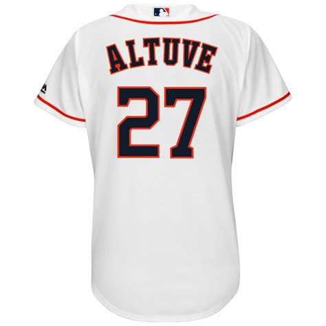 Jose Altuve Houston Astros Majestic Women’s Cool Base Player Jersey ...