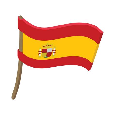 icono de la bandera de España, estilo de dibujos animados 14367851 Vector en Vecteezy