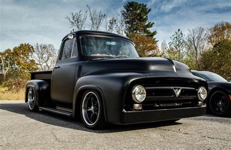 1953 Ford F-100: Black, Big-Motored Badass - Ford-Trucks.com