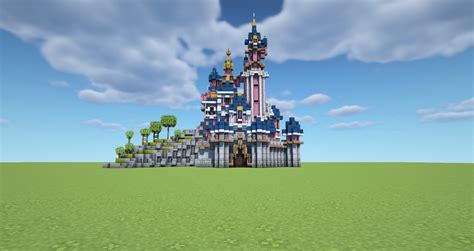 Disneyland paris castle Minecraft build Minecraft Map