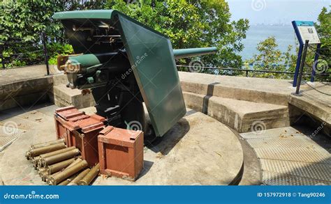 Fort Housing Military Museum of Fort Siloso Editorial Stock Photo - Image of scene, cannon ...