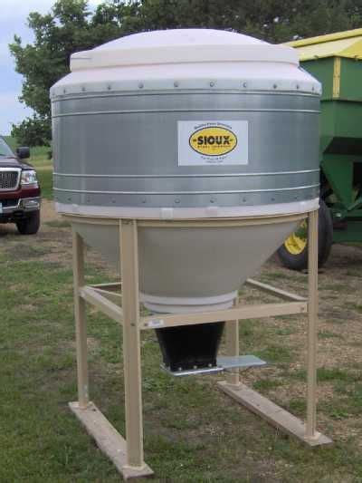 Feed bin has a 40 bushel or 2,240 lbs capacity | Garden planning, French country garden decor ...