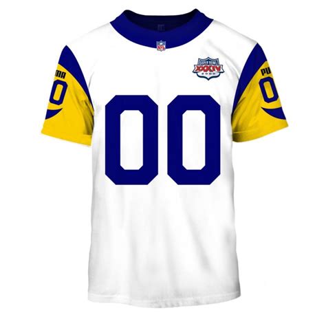 Personalized Los Angeles Rams 1999 Vintage Throwback Champion Jersey ...