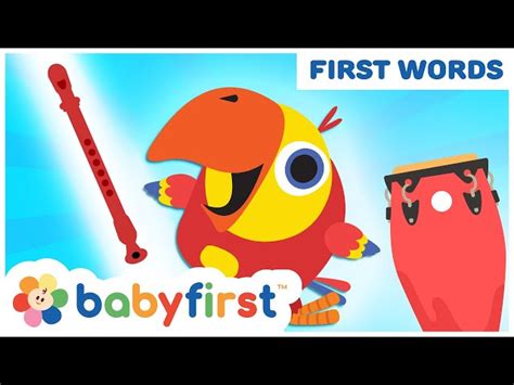 Baby learning musical instruments | Larry's Surprise Eggs & Color Crew | First Words | BabyFirst ...