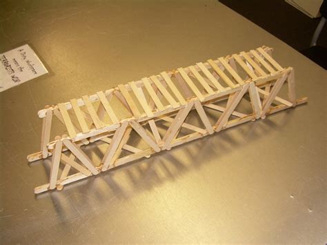 Popsicle Stick Truss Bridge Instructions