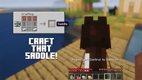 Craft that Saddle Mod (1.20.1, 1.20) - Craftable Saddles - 9Minecraft.Net