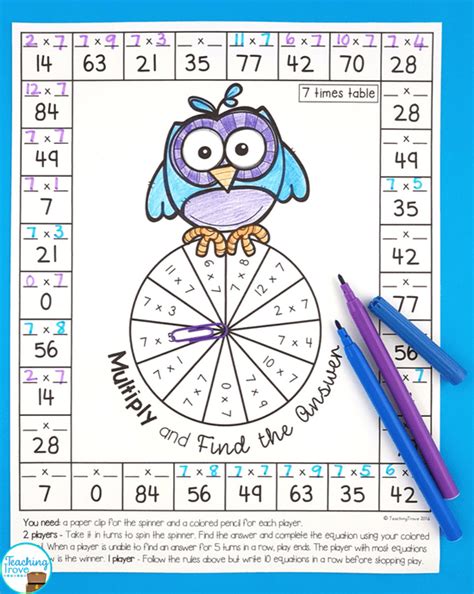 Multiplication Table Fun Games - Elmer Son's Multiplication Worksheets