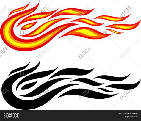 Fire (Vector) Vector & Photo (Free Trial) | Bigstock