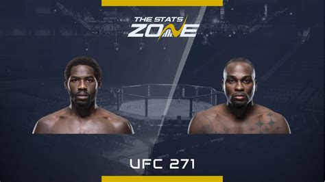 MMA Preview – Jared Cannonier vs Derek Brunson at UFC 271 - The Stats Zone