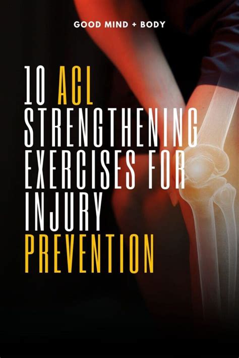 10 ACL Strengthening Exercises for Injury Prevention - Good Mind and Body