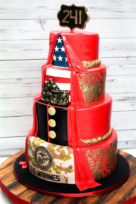 Usmc Birthday Cake - CakeCentral.com