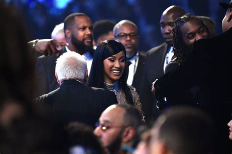 Cardi B Skipped The Grammys Red Carpet But Here's Her Look | Essence