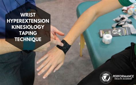 Wrist Hyperextension Kinesiology Taping Technique – #TapeTuesday ...