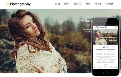 Photography Website Templates Free Download