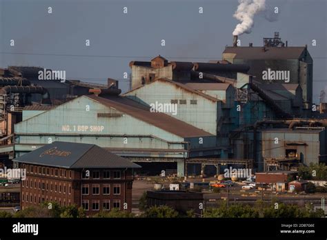 US Steel Gary Works steel mill in Gary Indiana Stock Photo - Alamy