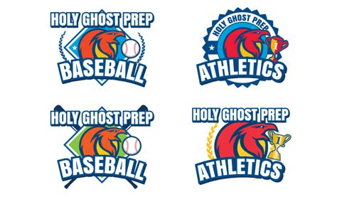 Holy Ghost Prep Baseball Logos - Eric Tooley Design