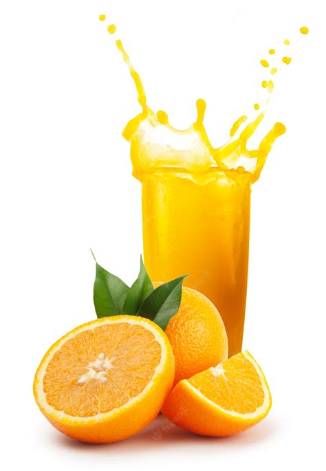 Premium Photo | Fresh orange juice and oranges