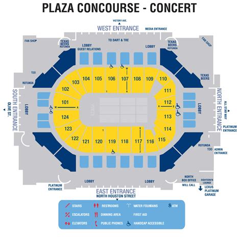 Interactive Concourse Maps | American Airlines Center