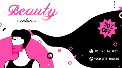 Hair Salon Abstract Banner Template | PSD Free Download - Pikbest