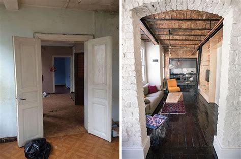 Before & After - This apartment in a historical building received a major upgrade Old House ...
