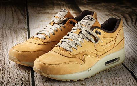 Nike Air Max 1 Leather Premium Wheat Pack Shoes - 705282-700 | Basketball Shoes \ Casual Shoes ...