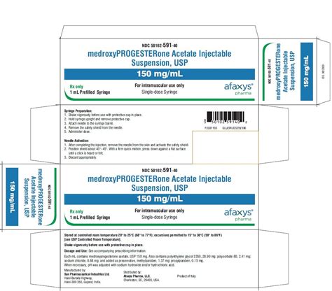 Medroxyprogesterone Injection - FDA prescribing information, side effects and uses