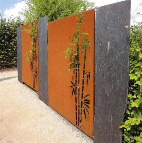 Custom Made Size - Outdoor Privacy Screen, Outdoor Privacy, Metal Wall Art, Panel, Gazebo ...