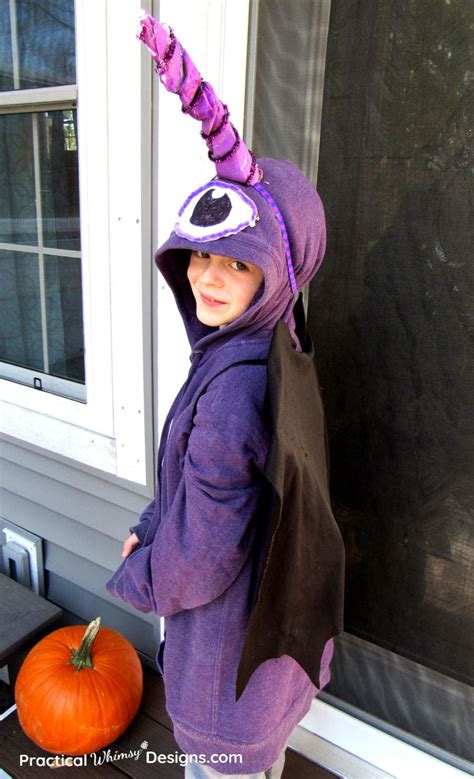 One Eyed, One Horned, Flying Purple People Eater Costume - Practical Whimsy Designs