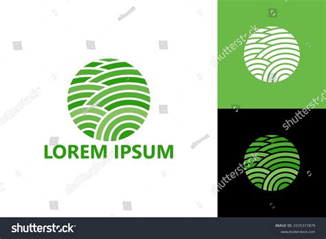 Green Field Logo Template Design Vector Stock Vector (Royalty Free) 2225377879 | Shutterstock