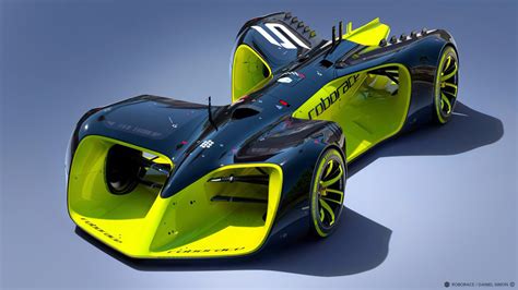 Roborace autonomous race car concept revealed