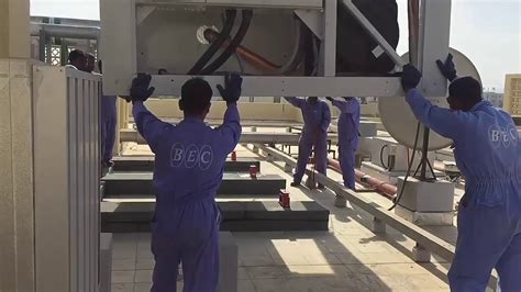 Carrier Chiller Installation @ MOH Oman - YouTube