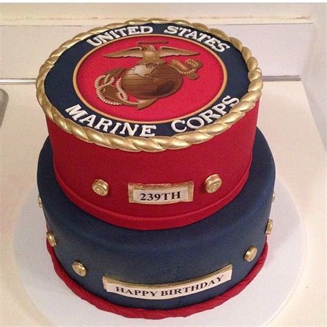 Instagram photo by @jenn_cakes (Jenn_cakes- NJ) - via Iconosquare | Marine corps cake, Marine ...