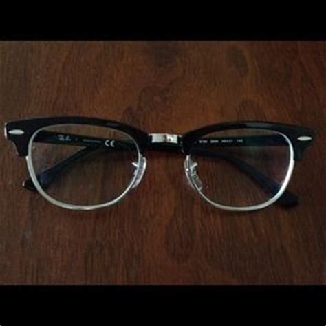 Ray-Ban Accessories | Ray Ban Clubmaster Eyeglasses Black | Poshmark