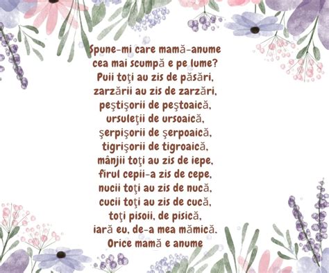 Poezii despre mama scrise de autori români – Clubul Copiilor