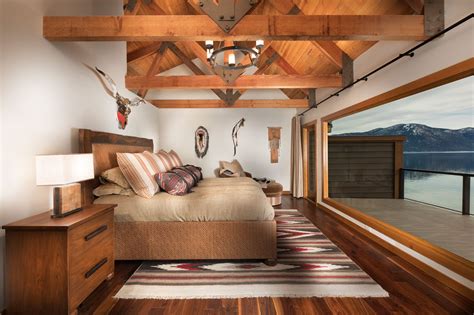 Log Cabin Bedroom Decor : If you love a very bold look, it's definitely ...