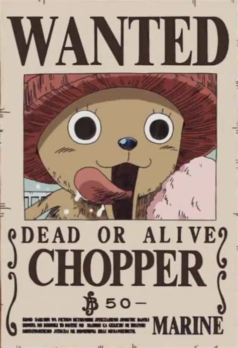 one piece wanted posters - Google Search | One piece chopper, One piece ...