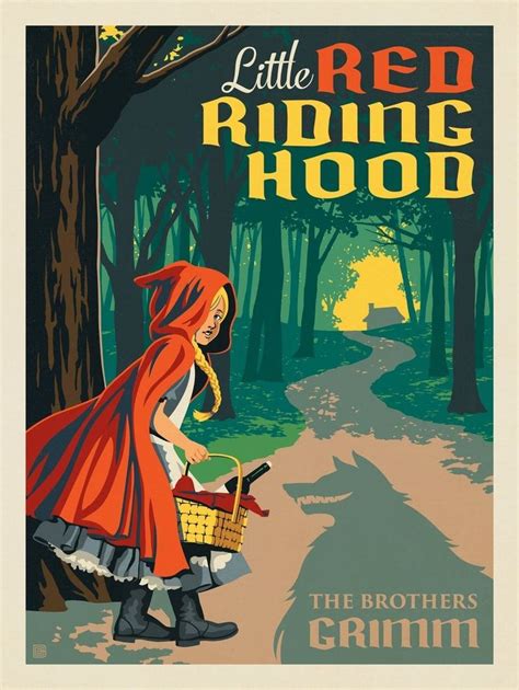 Anderson Design Group – Literary Classics – Little Red Riding Hood: The Brothers Grimm Red ...