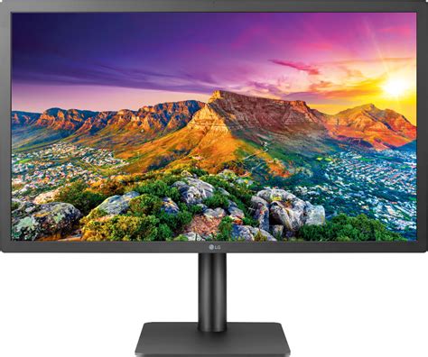 LG UltraFine 24" IPS LED 4K UHD Monitor Black 24MD4KL-B - Best Buy