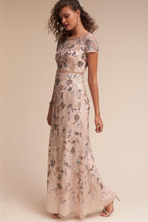 BHLDN Adrianna Papell Cecelia Gown - Champagne in 2020 | Mother of ...