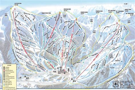 Brighton Ski Trail Maps | Ski City