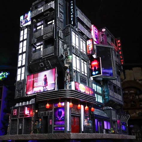 This Very Cyberpunk “Neon City” Model Is Actually A Custom PC Case!