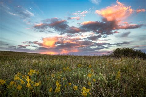 Great Plains Photography Print, Wall Art Photo of Clouds Over the ...