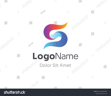 Abstract Colorful Letter S Logo Stock Vector (Royalty Free) 2186502021 ...