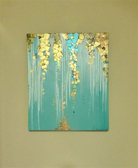 Homemade Abstract Acyrlic Canvas Painting - munimoro.gob.pe