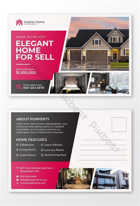 Real Estate Postcard Template | PSD Free Download - Pikbest