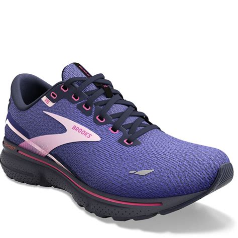 Brooks Women's Ghost 15 Athletic Shoes - Blue/Peacoat/Pink | elliottsboots