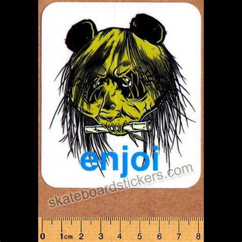 Enjoi 80's Head Skateboard Sticker (Zorlac / Pushead Tribute) in 2023 ...