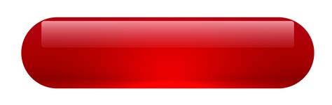 Red Glossy Rectangle Button Design Element HD PNG | PNG All