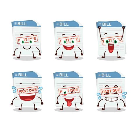 Cartoon character of bill paper with smile expression 23620578 Vector ...