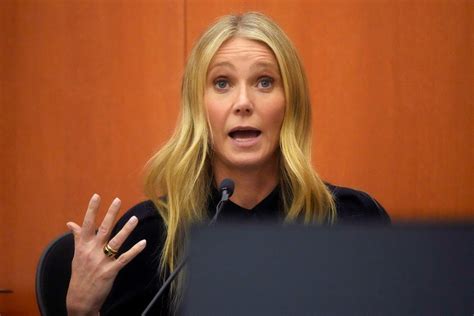 Gwyneth Paltrow testifies she was struck from behind in ski collision